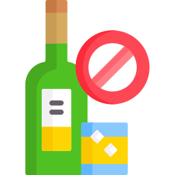 No alcohol icon