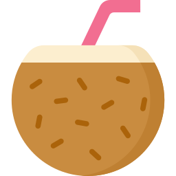 bebida de coco icono