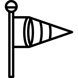 Wind sign icon