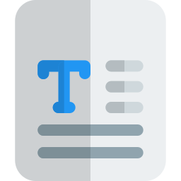 Text format icon