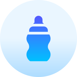 Milk bottle icon