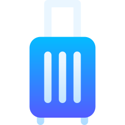 Luggage cart icon