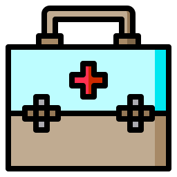 Medical kit icon