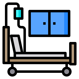 Hospital bed icon