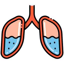 zapalenie płuc ikona