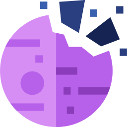 Destroyed planet icon