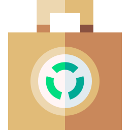 wiederverwertbare tasche icon