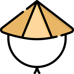 Bamboo hat icon