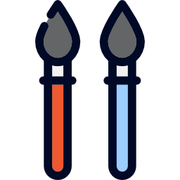 Paint brushes icon