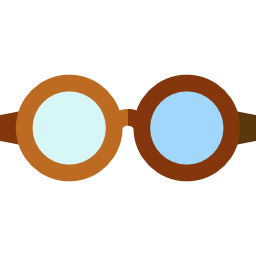 des lunettes Icône