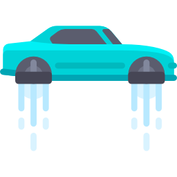 Flying car icon