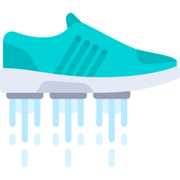 Flying shoes icon