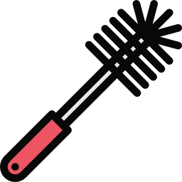 Toilet brush icon