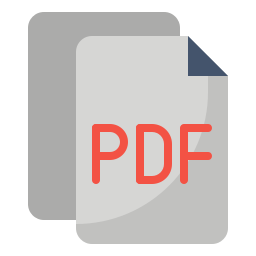 formato file pdf icona