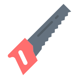 Hand saw icon