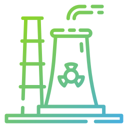 plante nucléaire Icône