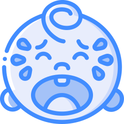 huilende baby icoon