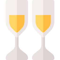 Champagne glass icon