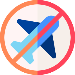 旅行禁止 icon