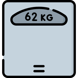 Weight scale icon