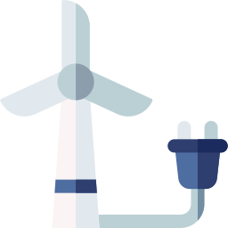 Wind power icon