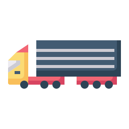 camion porte-conteneurs Icône
