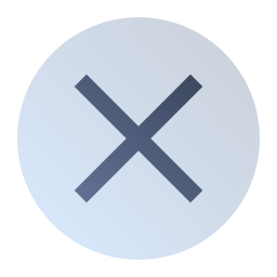 botón de cierre icono