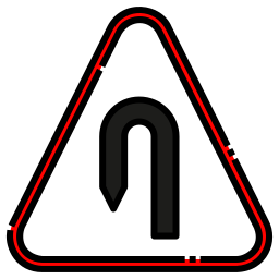 linke haarnadel icon