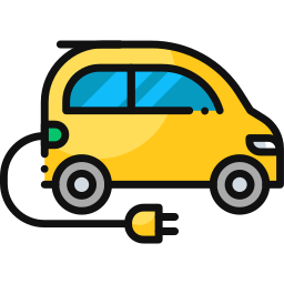 Electric car icon