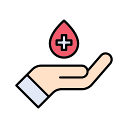 donación de sangre icono