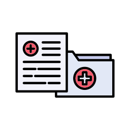 Medical folder icon