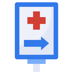 muestra del hospital icono