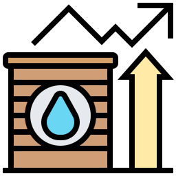 Oil market icon