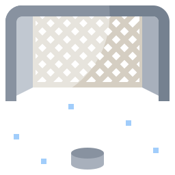 Hockey goal icon