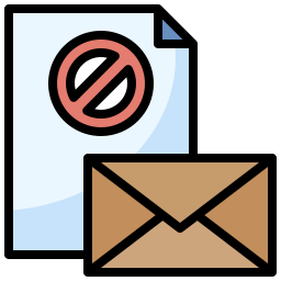 correo no deseado icono