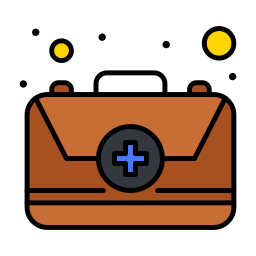 First aid kit icon