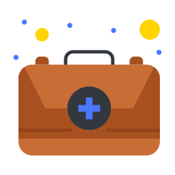 First aid kit icon