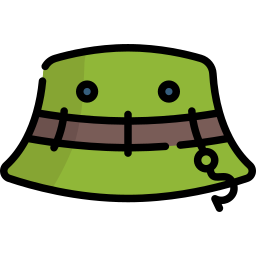 Fishing hat icon