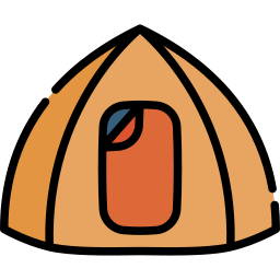 camping zelt icon