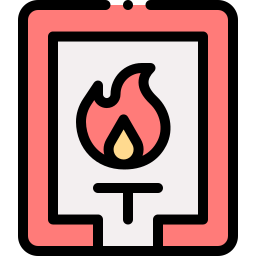 alarm przeciwpożarowy ikona