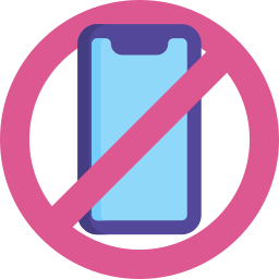 No smartphones icon