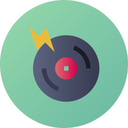 Vinyl record icon