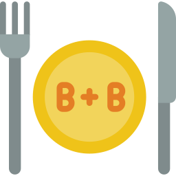 숙박 및 아침 식사 icon