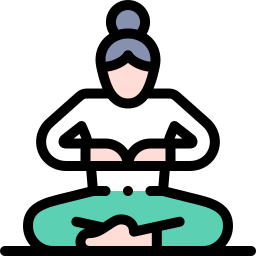 Yoga position icon