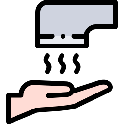 Hand dryer icon