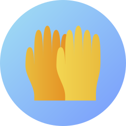 rękawiczki do czyszczenia ikona