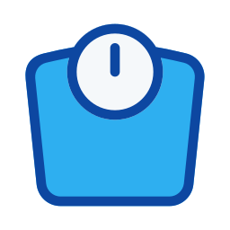 Weight scale icon