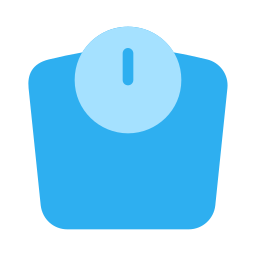 Weight scale icon