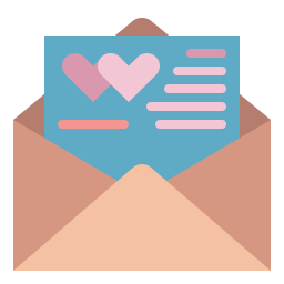 Wedding invitation icon