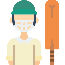 cricket-speler icoon